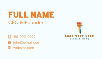 Paint Roller Paintbrush Business Card Image Preview