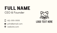 Reading Time Clock Business Card Design