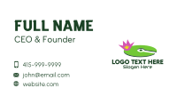 Digital Lily Pad Business Card Image Preview