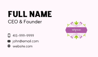 Bohemian Floral Craft Business Card Image Preview