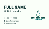 Natural Pear Fruit Business Card Image Preview