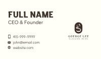 Cafe Restaurant Brand Letter G Business Card Image Preview