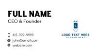 Phone Bookmark Lettermark Business Card Design