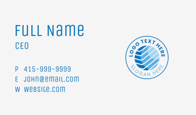 Generic Sphere Business Emblem Business Card Image Preview