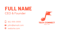 Generic Music Flag Business Card Image Preview