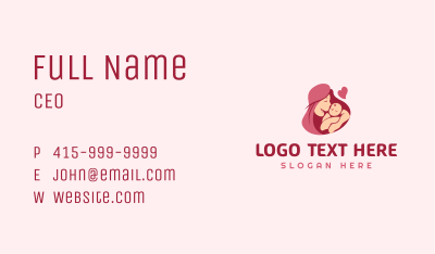 Parent Mother Childcare Business Card Image Preview
