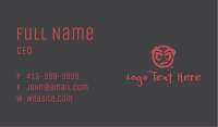 Angry Graffiti Ink Splat Business Card Image Preview