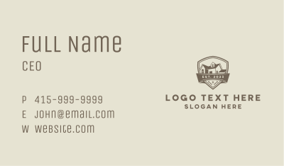 House Roofing Residence Business Card Image Preview