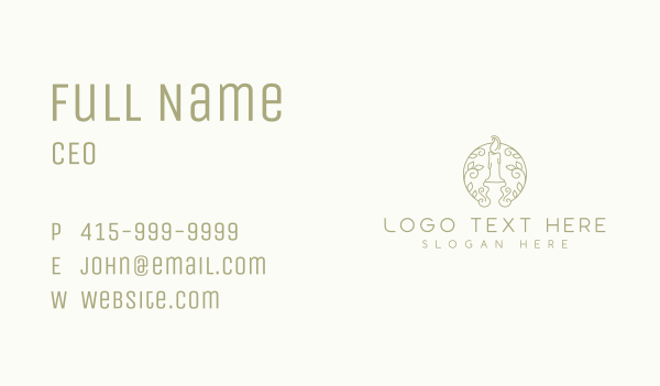 Candle Light Spa Business Card Design Image Preview