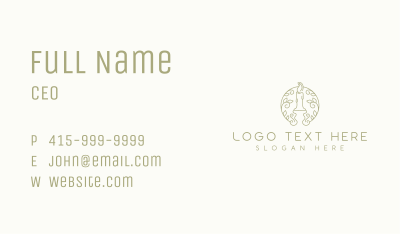 Candle Light Spa Business Card Image Preview