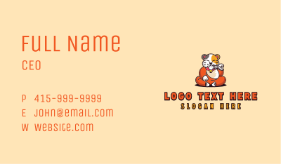 Pet Cat Monk Business Card Image Preview