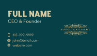 Floral Flower Bouquet Business Card Design