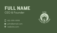 Eco Greenhouse Plants Business Card Image Preview