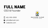 Light Bulb Alphabet Book Business Card Image Preview