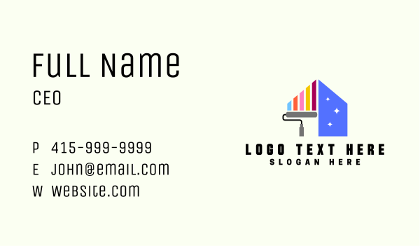 Handyman House Painter  Business Card Design Image Preview
