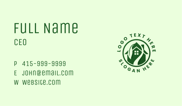 House Landscaping Agriculture Business Card Design Image Preview
