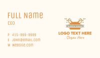 Vegan Hamburger Banner Business Card Image Preview