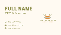 Vegan Hamburger Banner Business Card Preview