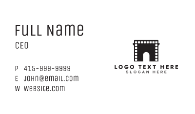 Arch Movies  Business Card Image Preview