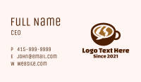 Chat Bubble Cup Business Card Image Preview