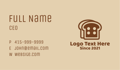 Brown Bread Bakery Business Card