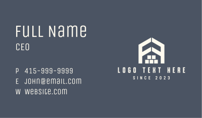 Storage Property Letter F Business Card Image Preview
