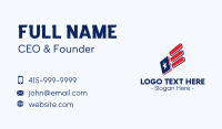 Modern American Flag Business Card Image Preview