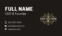 Elegant Floral Styling Business Card Preview