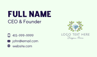 Natural Crystal Jewelry Business Card Design