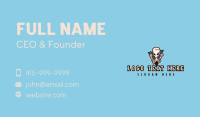 Naughty Cursing Skeleton  Business Card Image Preview