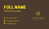 Golden Moon Eye Business Card Image Preview