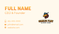 Gaming Wolf Viking Business Card Image Preview