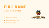 Gaming Wolf Viking Business Card Preview