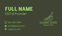 Law Mower Gardening Business Card Design