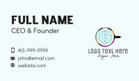 Organic Leaf Coffee Latte Business Card Image Preview