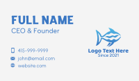 Blue Ocean Shark  Business Card Design