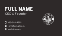 Metal Guitar Headstock Business Card Preview