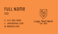 Shield Snake Rooster Business Card Image Preview