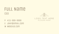 Mayan Pyramid History Business Card Image Preview