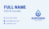 Blue Gradient Liquid  Business Card Image Preview