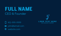 Athletic Sports Player Business Card Design