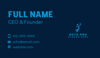 Athletic Sports Player Business Card Image Preview