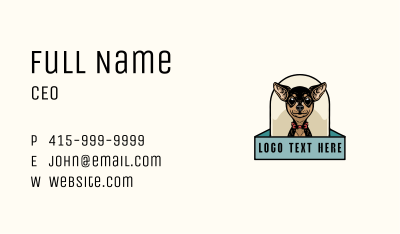 Puppy Animal Pet Business Card Image Preview