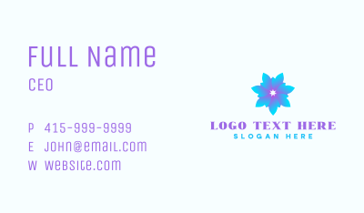 Flower Petal Skincare Business Card Image Preview