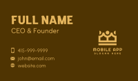 Abstract Royal Crown Business Card Design