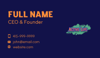 Graffiti Skating Wordmark Business Card Image Preview