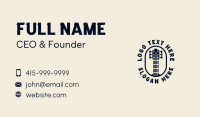 Performer Acoustic Guitar Business Card Preview