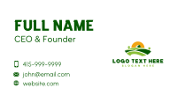 Landscaping Field Horizon Business Card Preview