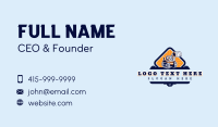 Excavator Builder Truck Business Card Preview