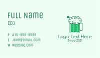 Irish Beer Froth  Business Card Image Preview